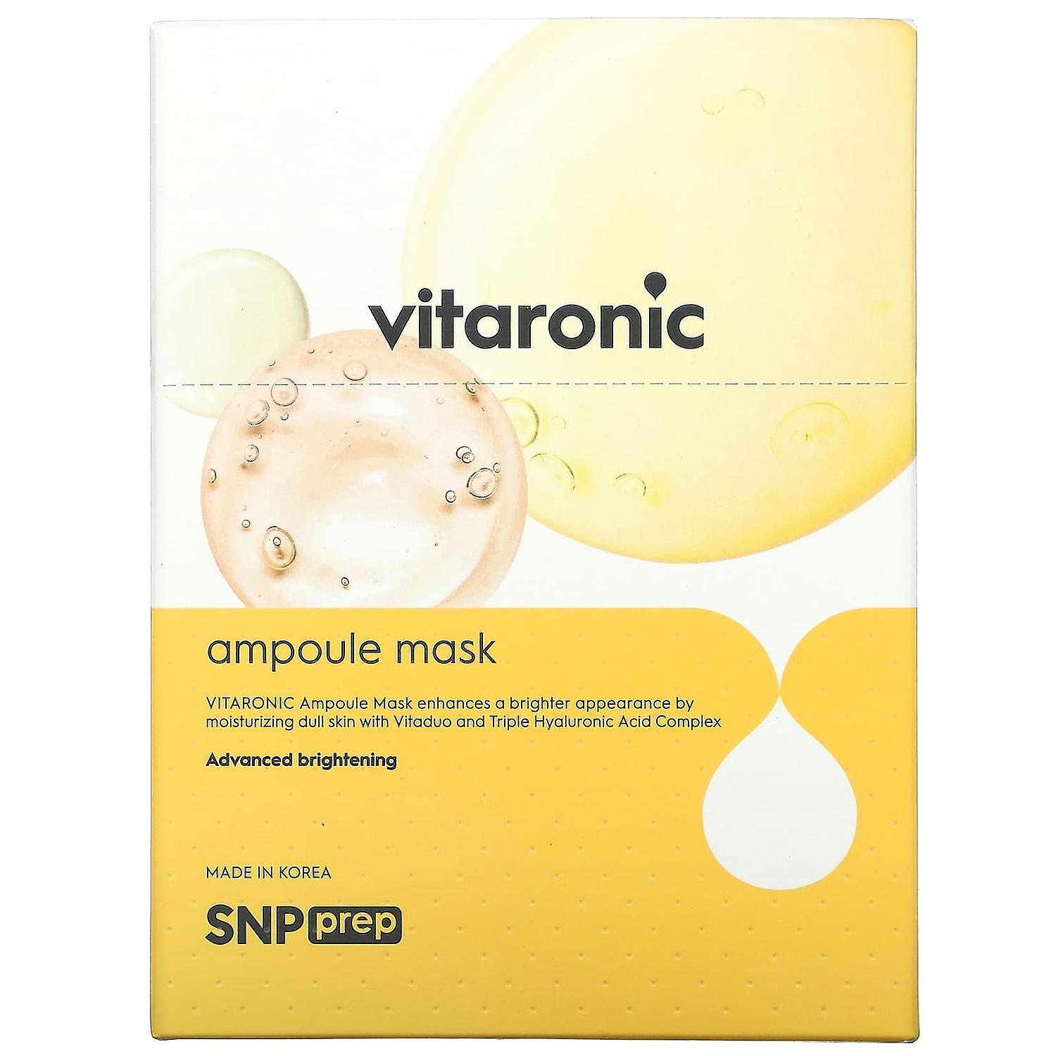 SNP, Vitaronic, Ampoule  Sheet Mask, 10 Sheet, 0.84 fl oz (25 ml) Each