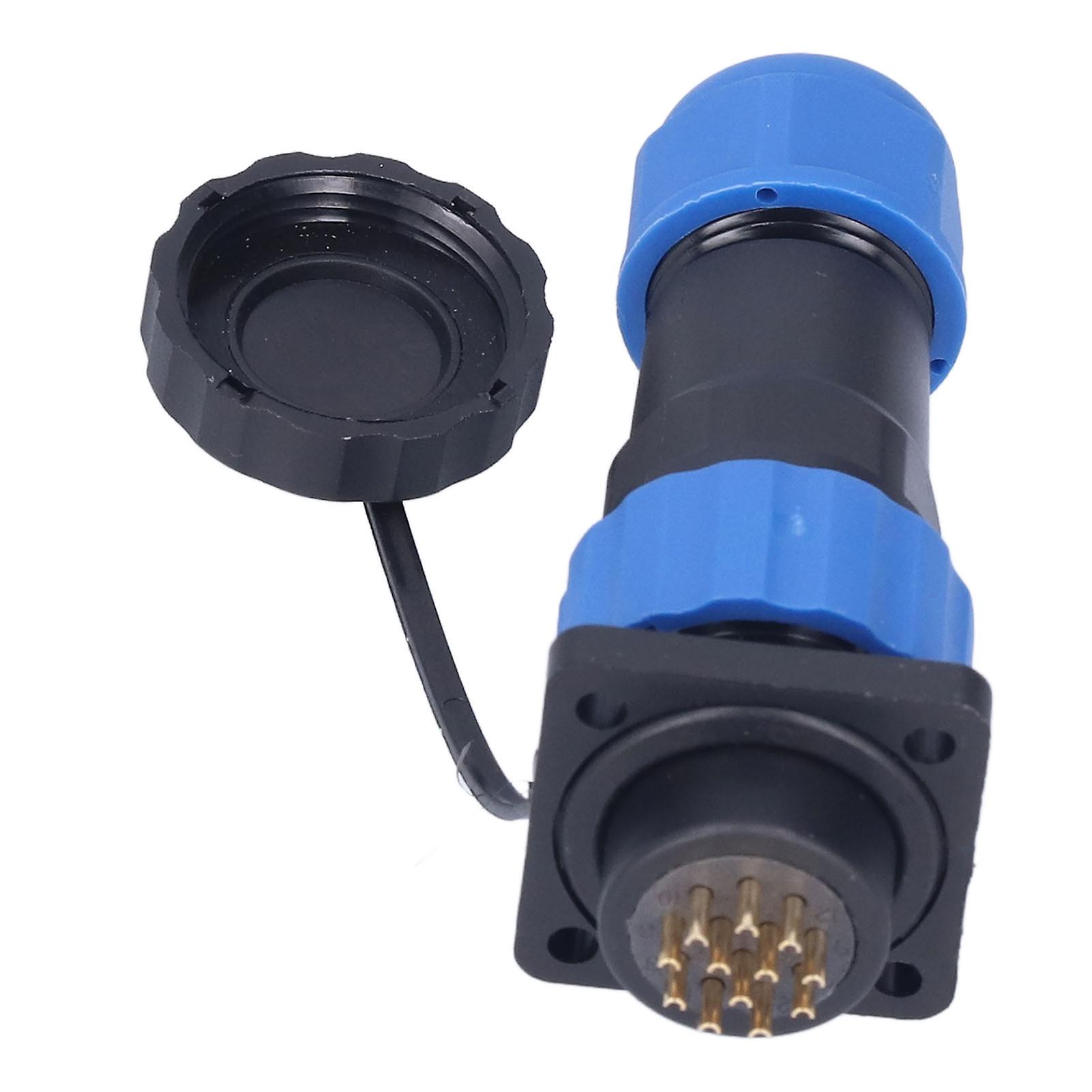 Waterproof SP20 Aviation Power Connector 250V 5A Threaded Plug