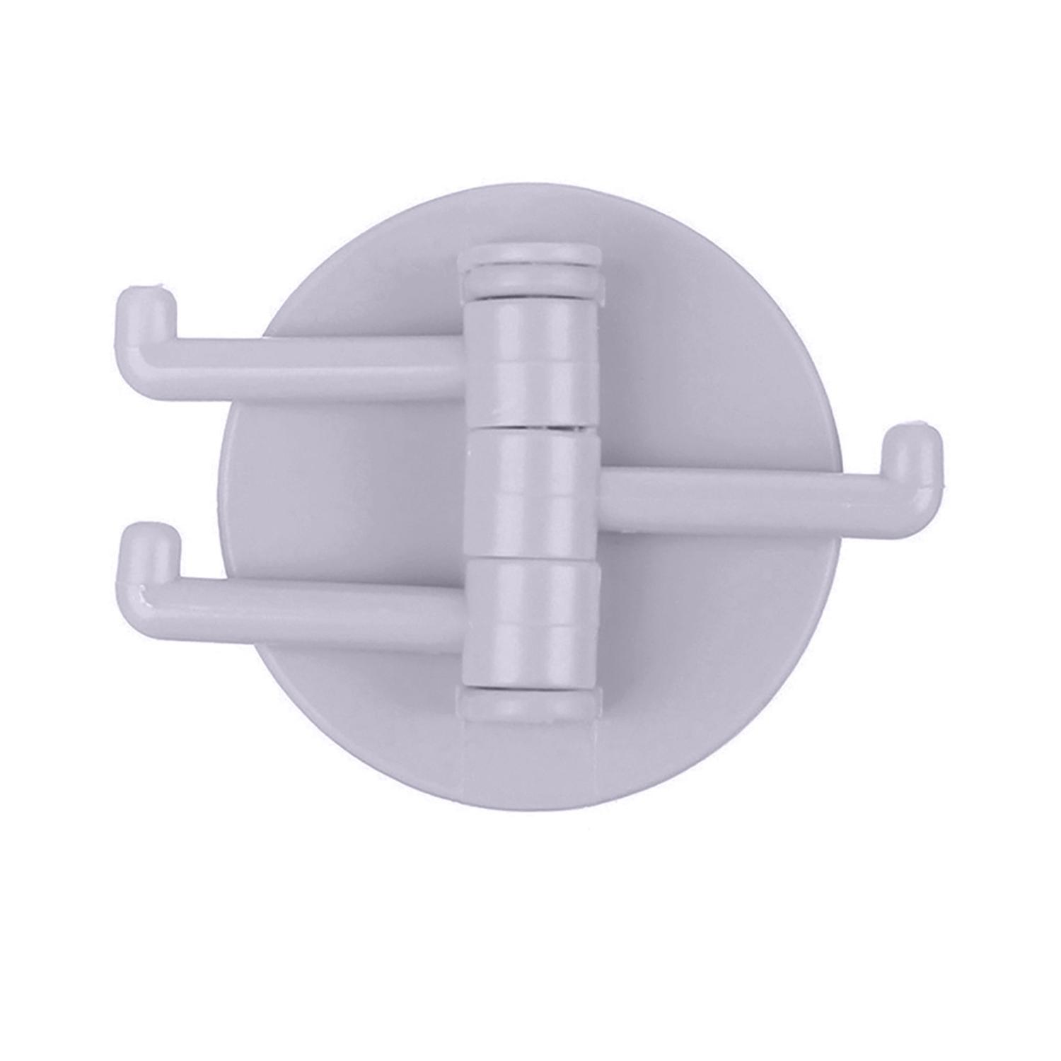 Hanger Hook 3-split Wall Mouted ABS Door Hanger Hookd for Toilet