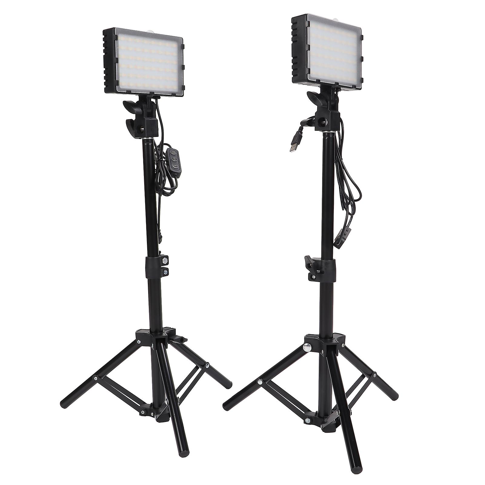 LED Fill Light Dimmable 6000K USB LED Video Light with Adjustable Tripod for Conference Call Streaming Video Photography