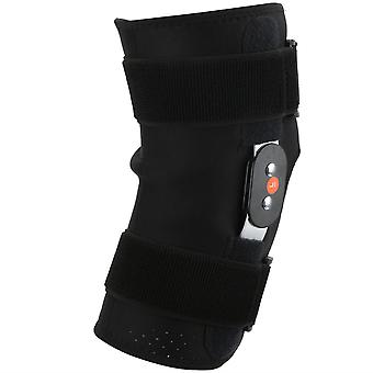 Hinged Knee Brace Support Hinged Knee Bracewith Strap with Strap for Basketball Pain ReliefL