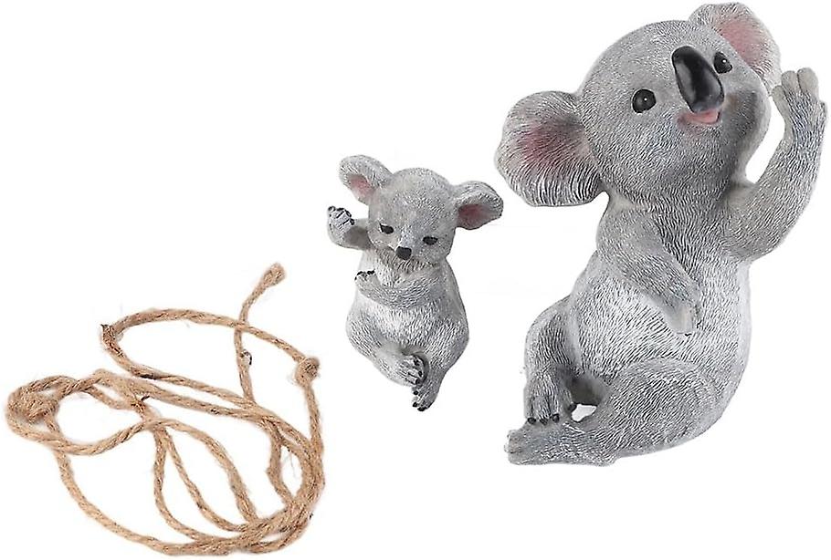 Koala Hanging, and Sunscreen, Rustic and Elegant Character, Great Yard Decor (A)