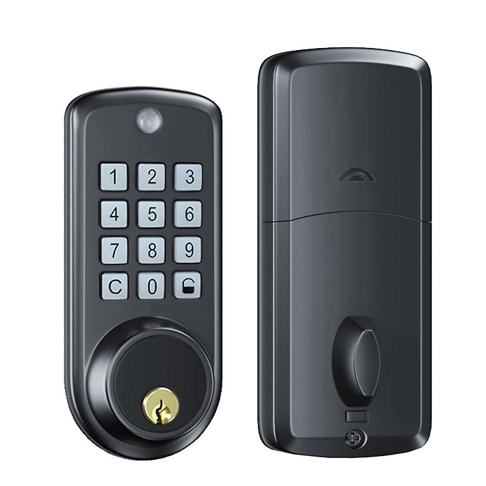 Keyless Entry Smart Door Lock 10 User Codes Auto Lock Security Electronic Keypad
