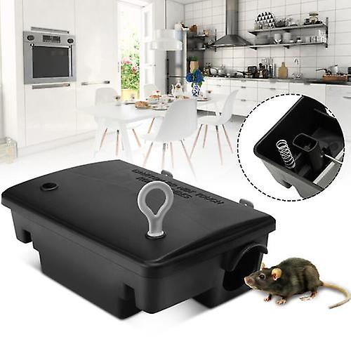 Rat Mouse Mice Rodent Bait Block Station Box Trap & Key for Home Warehouse Hotel