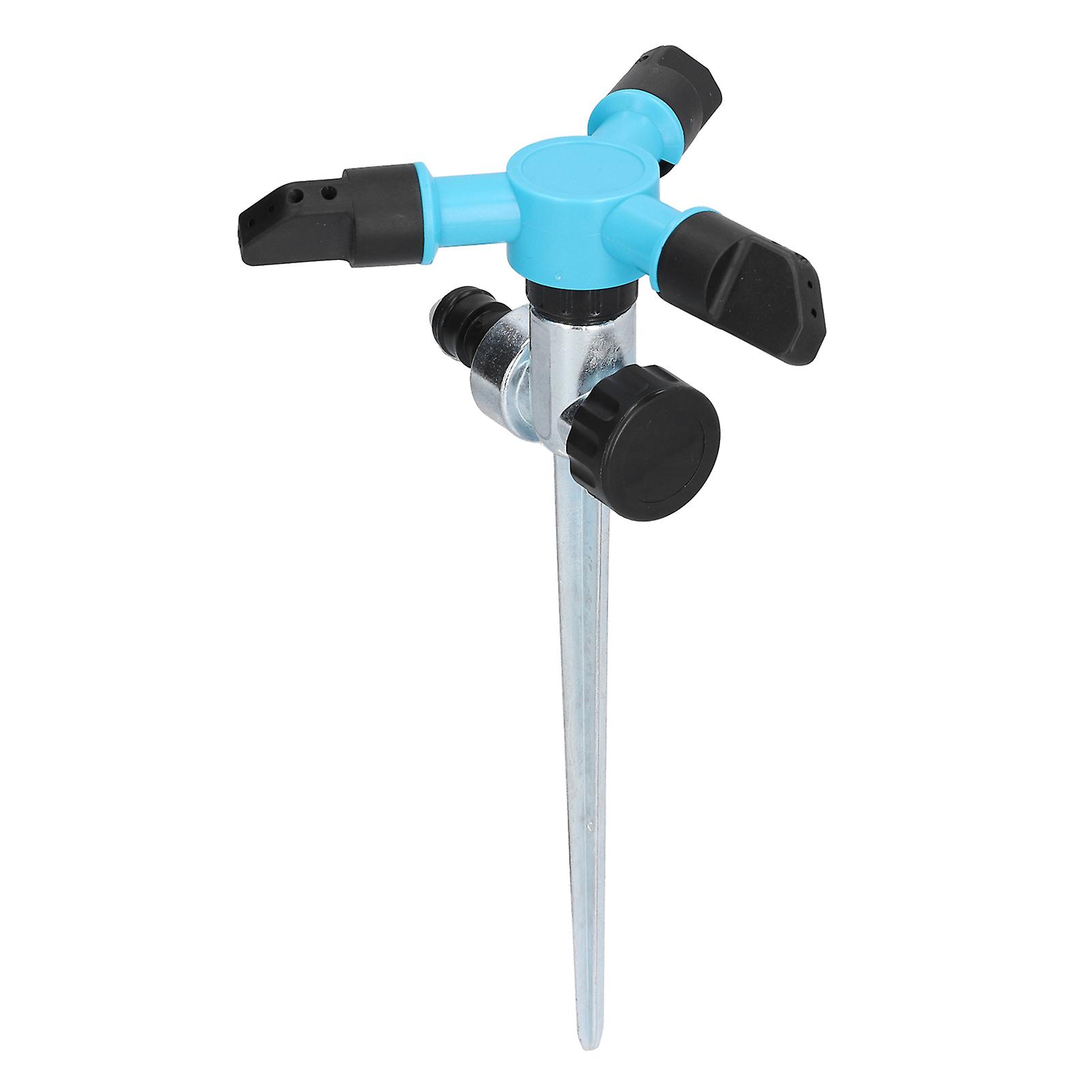 360 Degree Automatic Rotating, Sprinkler, 3-Arm, Watering Nozzle, Irrigation Accessory