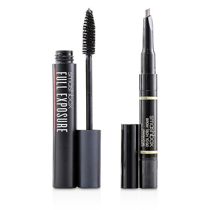 Smashbox Get Framed Eye Duo Set : ( 1x Full Exposure Mascara, 1x Brow Tech To Go) 2pcs