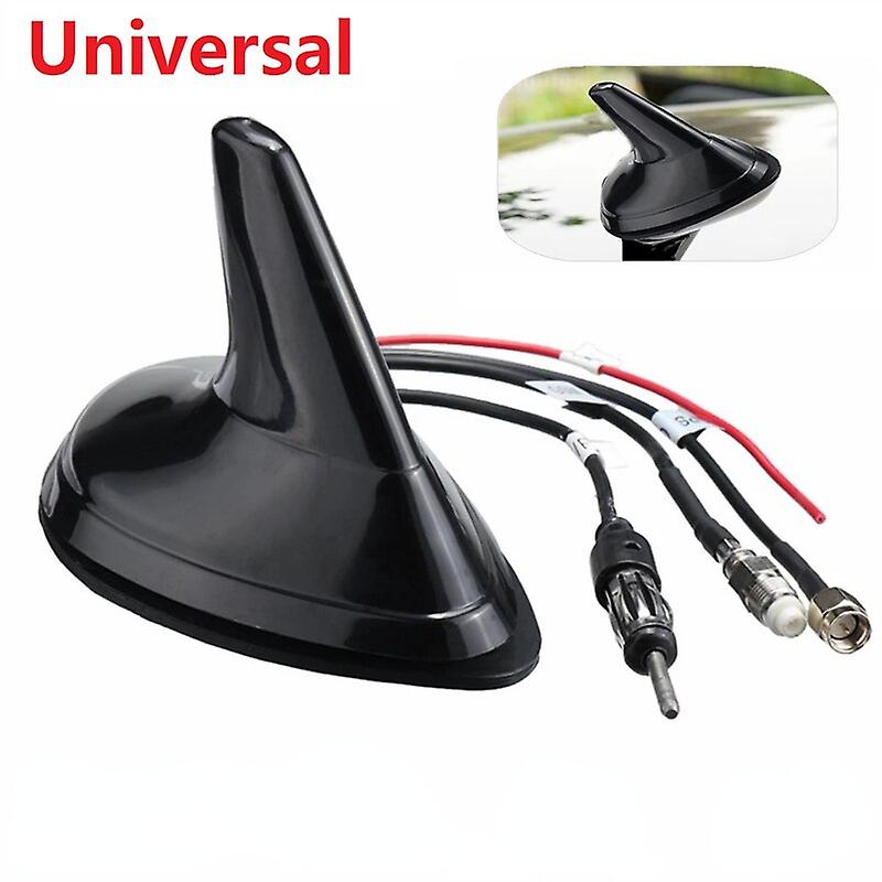 4 In 1 Car Shark Fin Roof Antenna Aerial FM / AM / GPS / GSM Exterior Parts Auto Decoration Accessories Universal