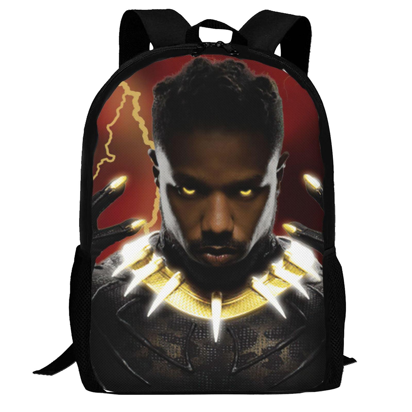 Black Panther Backpack,Laptop Backpack Lightweight Casual DaypackMulti-Function Travel Backpack