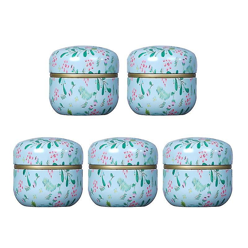 5pcs Round Tea Box
