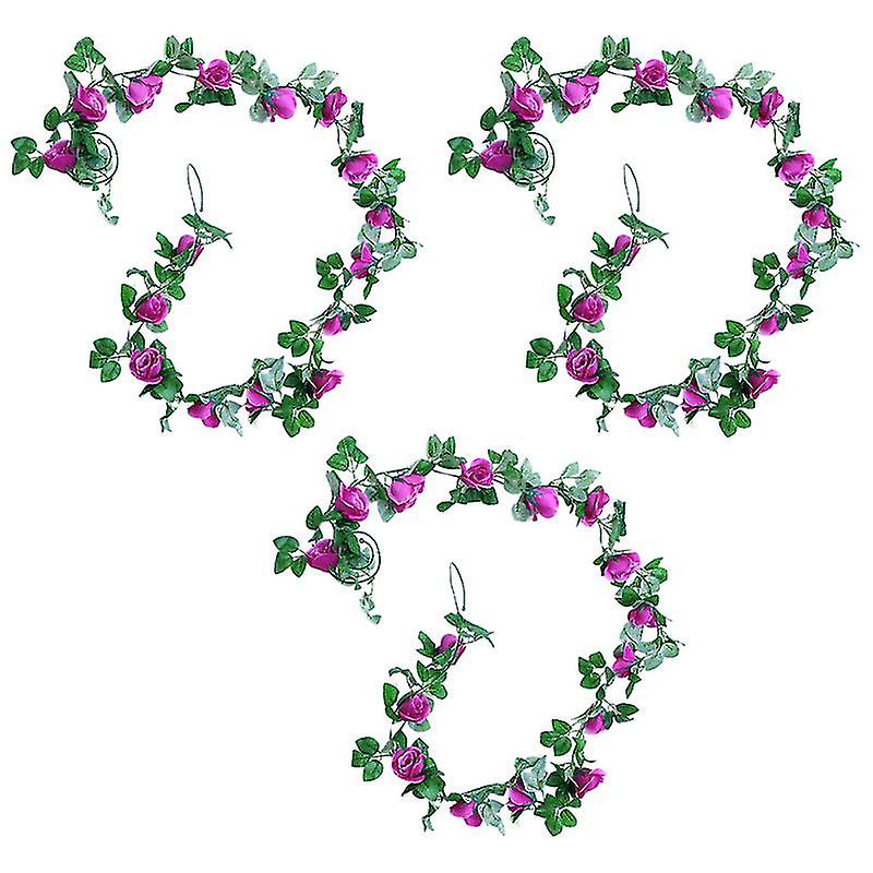 3pcs Artificial Rose Vine