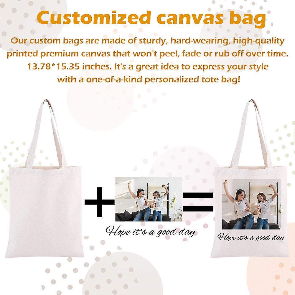 A Piece Can Also Be Customised! 2 Sided Canvas Bag 35*39cm