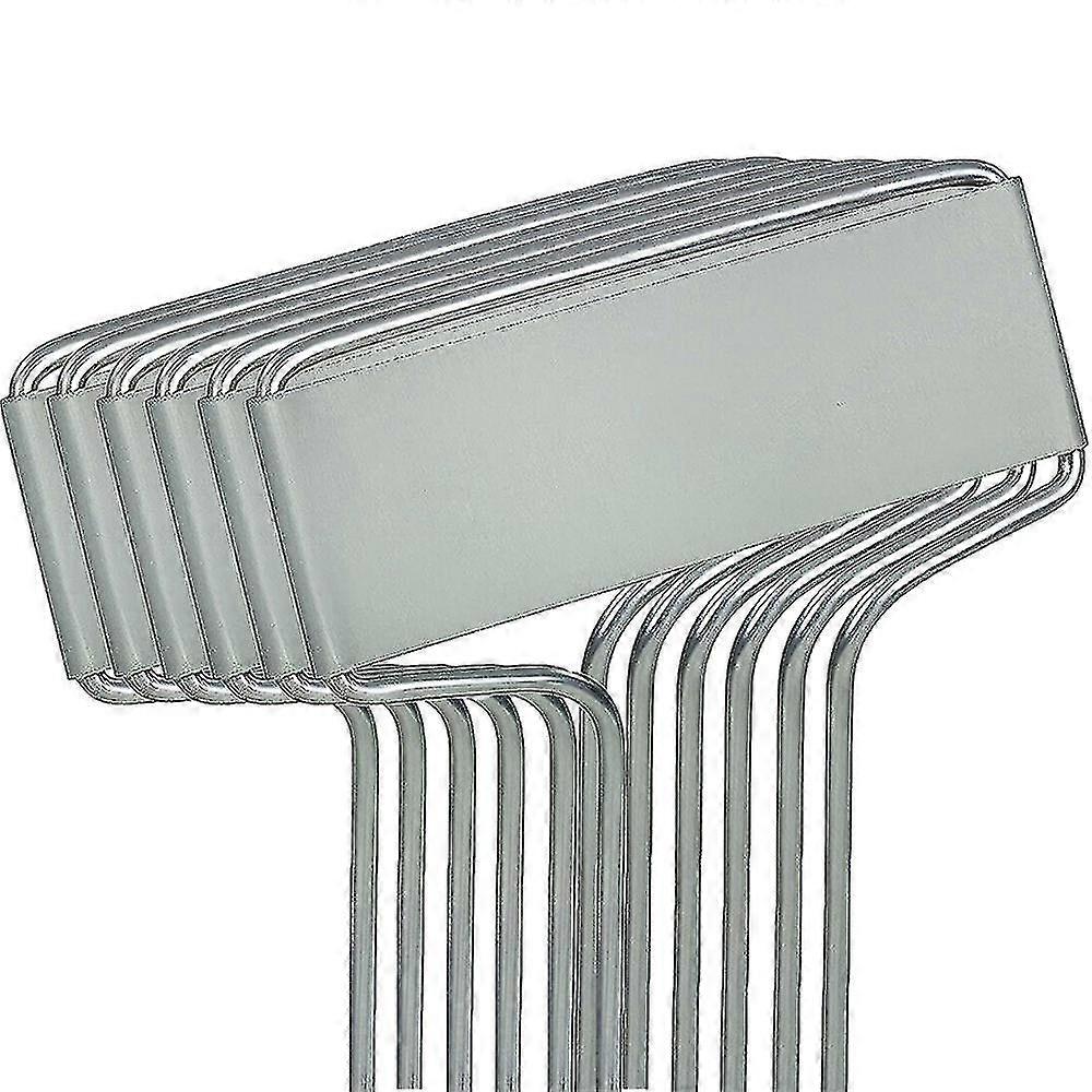 20ピースセット植物タグマーカー苗床ガーデンラベルスティック植え付けメタルサイン