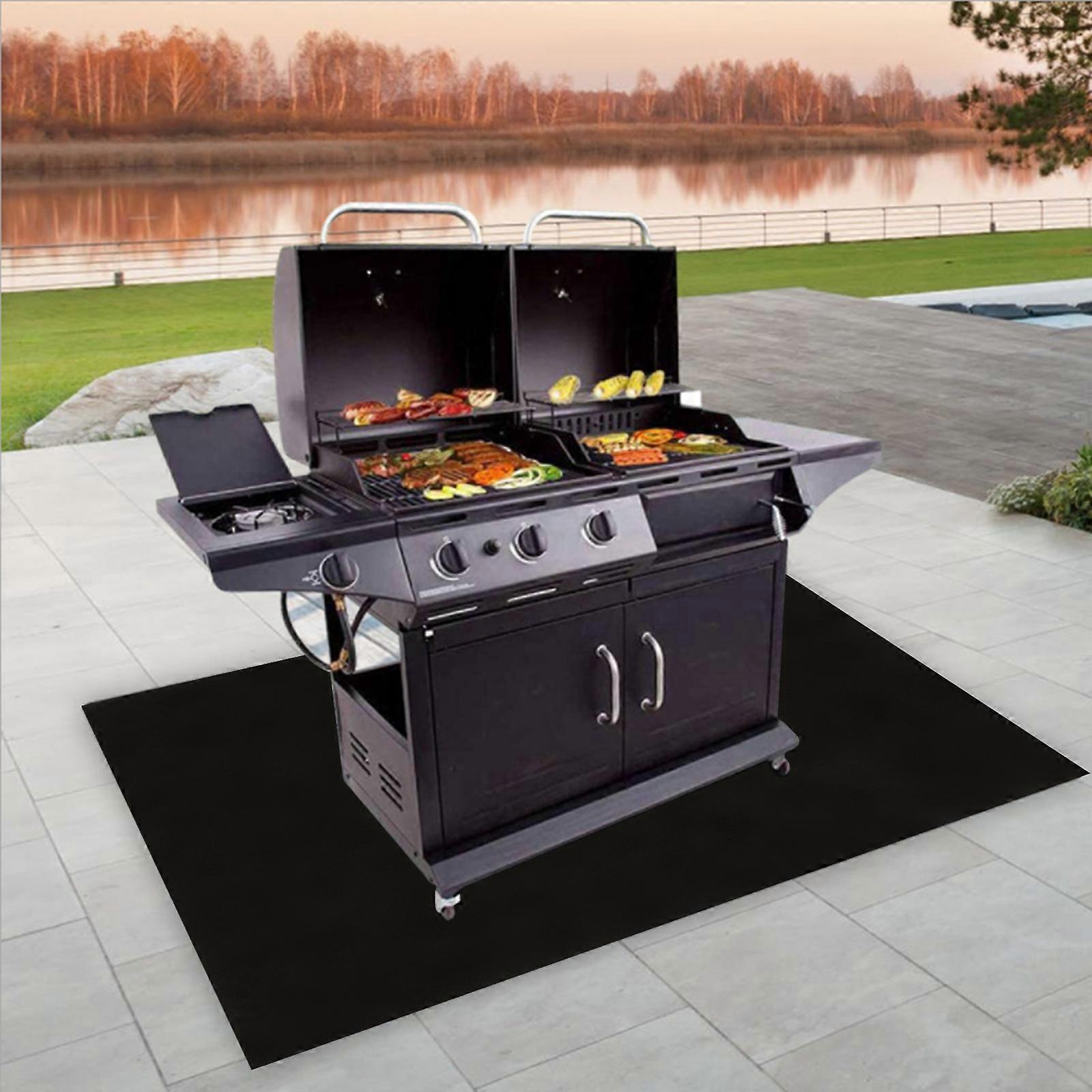 Fireproof Fireplace Mat - Barbecue Floor Mat - Grill Mat - 39*47inch
