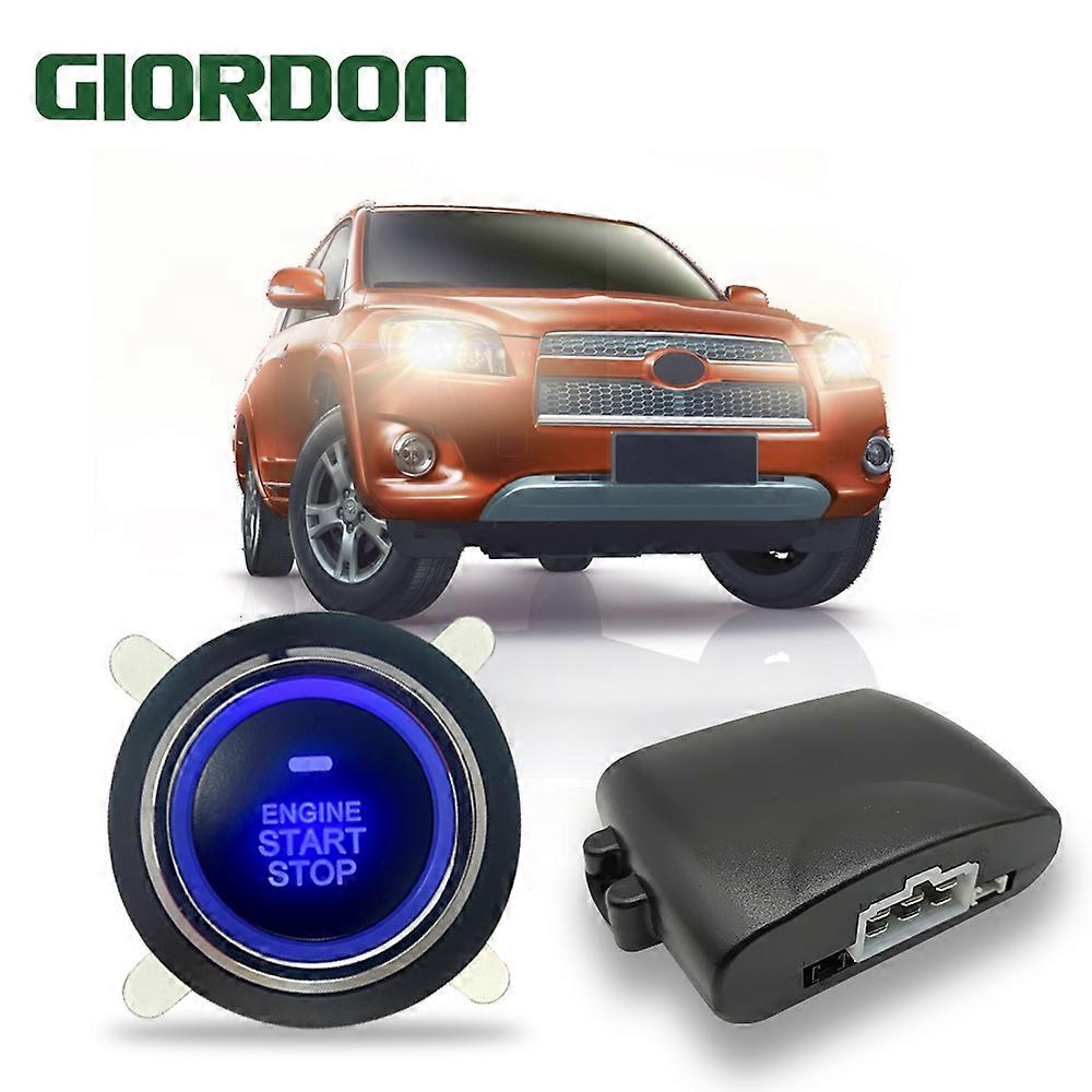 Universal One-button Car Key Systems Key blade start Engine System 12V vehicle start stop , vehicle ignition system