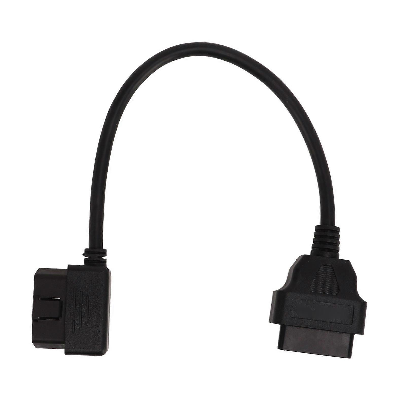 OBD2 Adapter Cable Flexible Stable Connection 16Pin Male to Female Extension Cable for Car E2U311