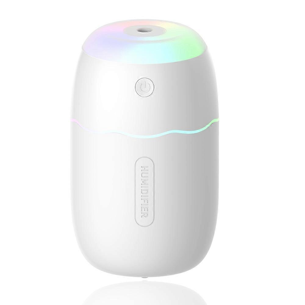 Portable Mini Humidifier, Small Cool Mist Humidifier with Colorful LED Night Light