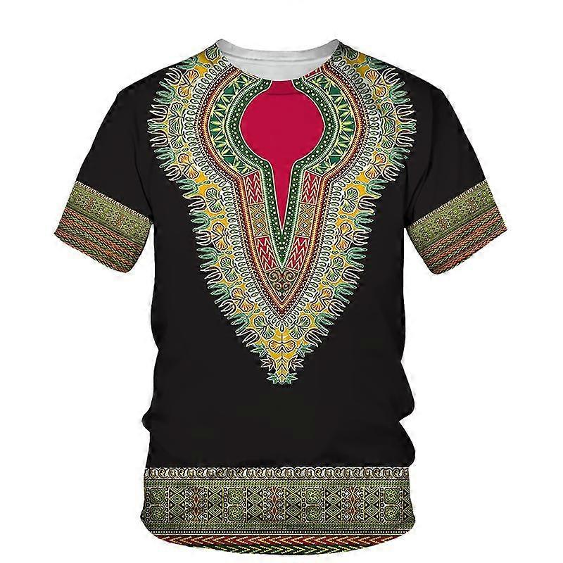 African Print Couple Clothes Dashiki Ethnic Style Tee/set Traditional Wear Street Clothing Vintage Men Women T-shirt&shorts Suit