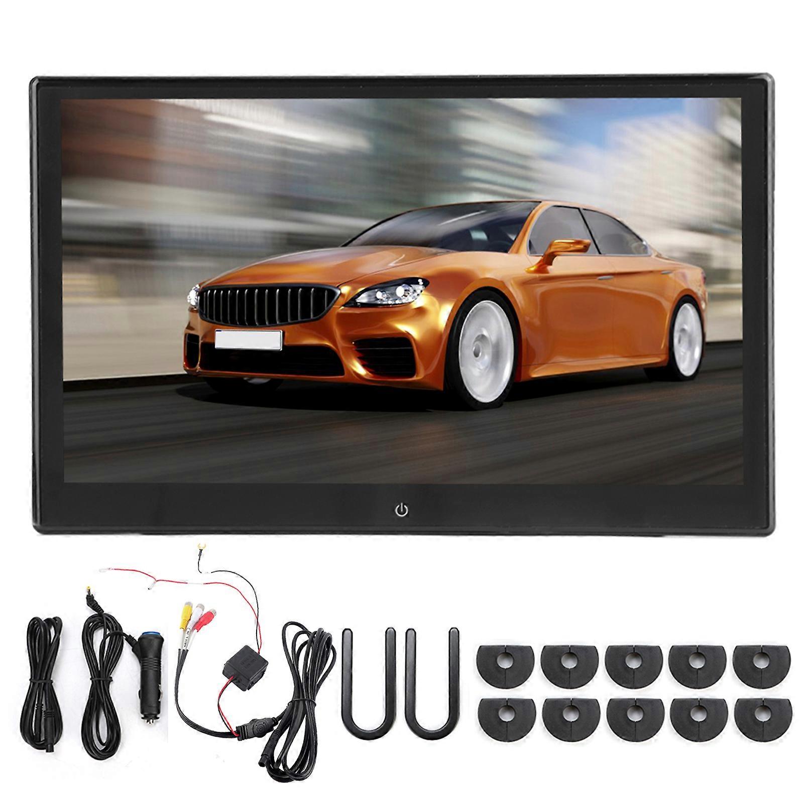 13in Back Seat Headrest Monitor Wifi Bluetooth Multimedia Player System For Android