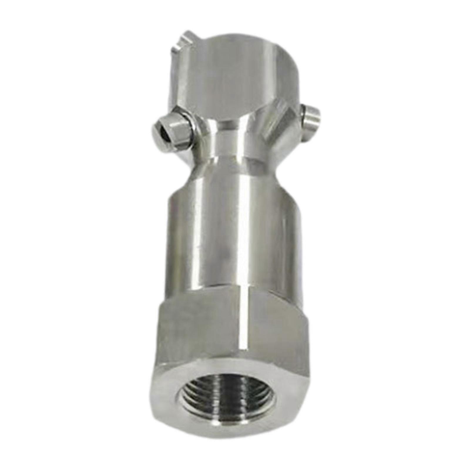 Hogedrukreiniger rioolmondstuk stevig voor containerreiniging 360 graden roterende binnendiameter 19 mm