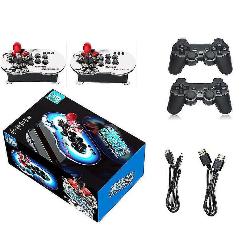 Double Console Game Console Hd 4k Arcade Controller Joystick Video Game Console