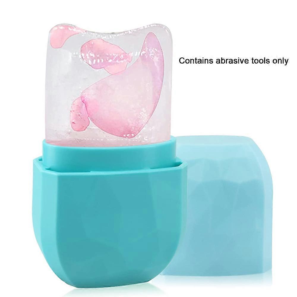 Gesichtsmassage-Eisgitterrolle - Diamant-Eisgitter (himmelblau)