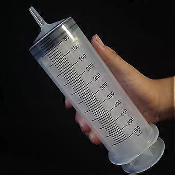 Spritze 500ML Wiederverwendbare Spritze mit großem Kapazitäts, die mit Sondenzuführung misst