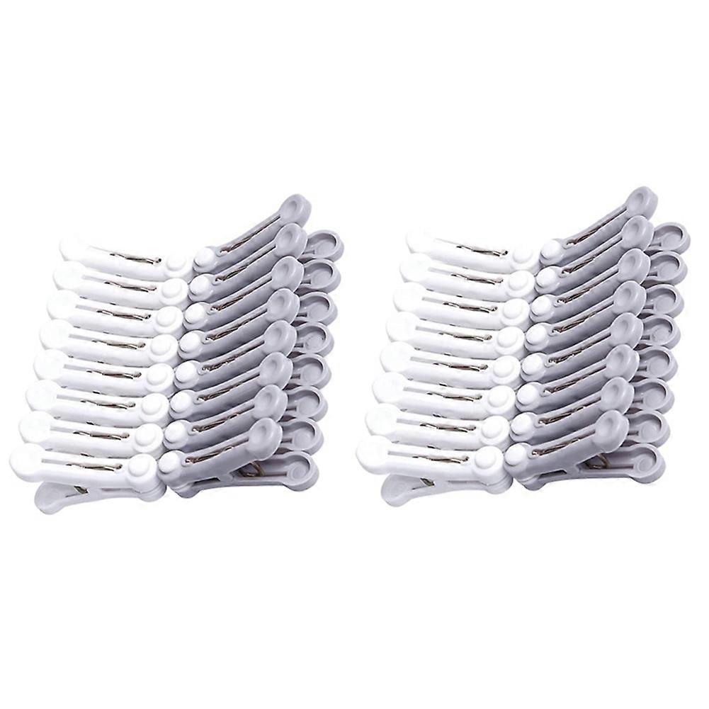 Non-Trace Clothespins,Sealing Clip,Clothesline Utility Clips,Plastic Clothes Pin,Balcony Windproof Clothes Clamps