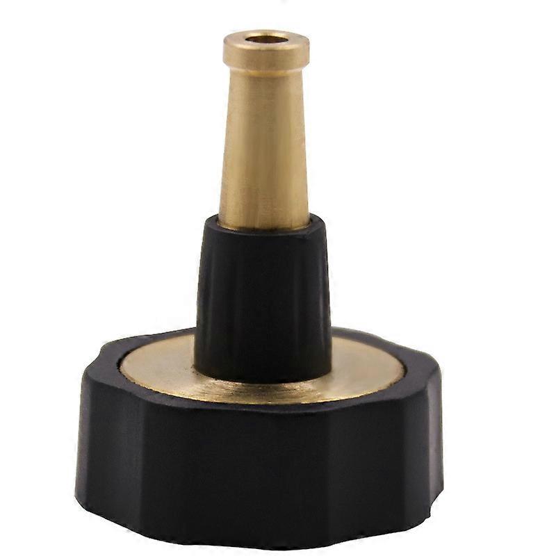 Garden Hose Nozzle Heavy Duty Sweeper Sprayer Nozzle with Comfortable Rubber Grip 2pcs Garden Water Connectors 50*37mm Black YDW