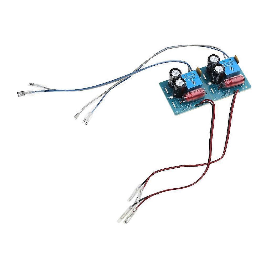 2pcs 60w 2 Way Speaker Crossover Board Bass Tweeter Frequency Divider For 2-4 In
