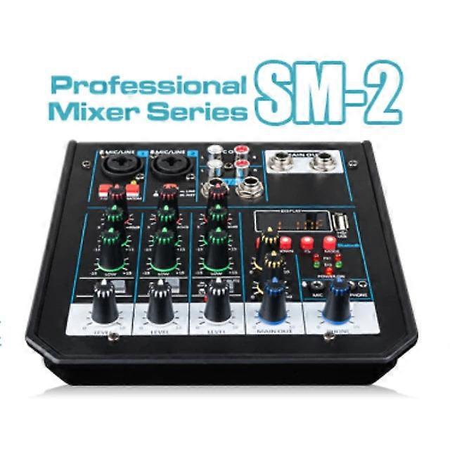 4 Channel Outdoor Conference Usb Bluetooth Reverb Audio Processor Sing Live With Card Sound Mixer Hot