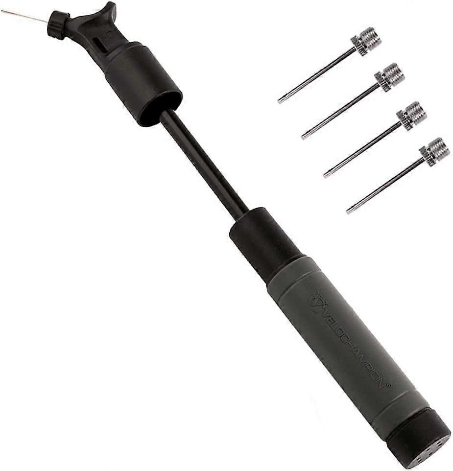 Sports Ball Inflator with Extra Ball Inflator Needle - For Soccer, Volleyball, Netball, Basketball