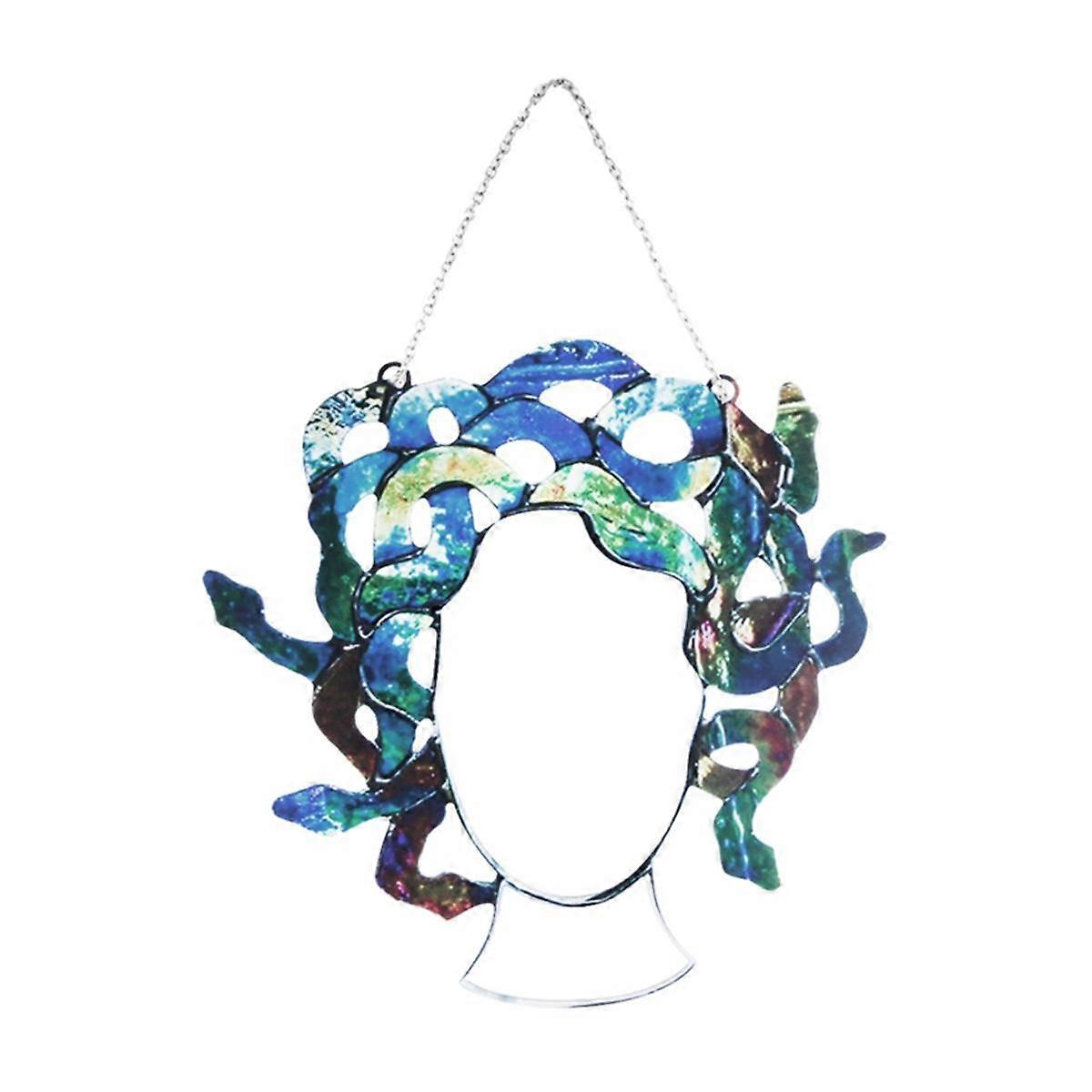 Miroir de décoration, pendentif miroir, miroir suspendu, miroir coloré (coloré)