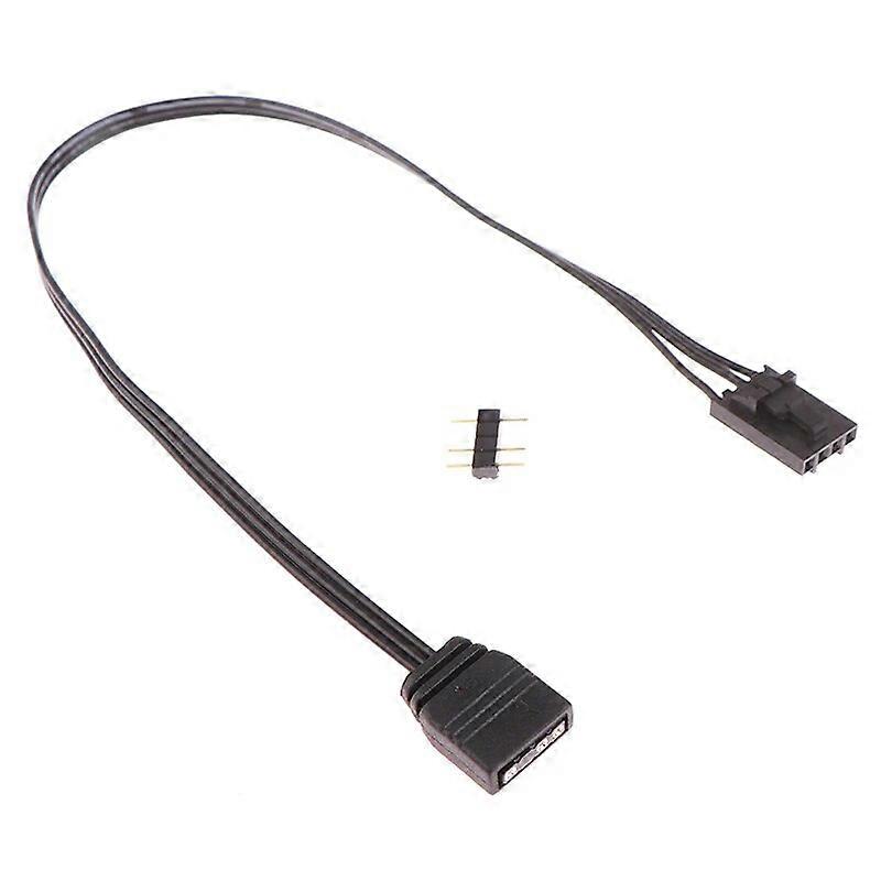 1PCS Premium Quality For Corsair RGB To Standard ARGB 3-Pin 5V 25CM Adapter Connector