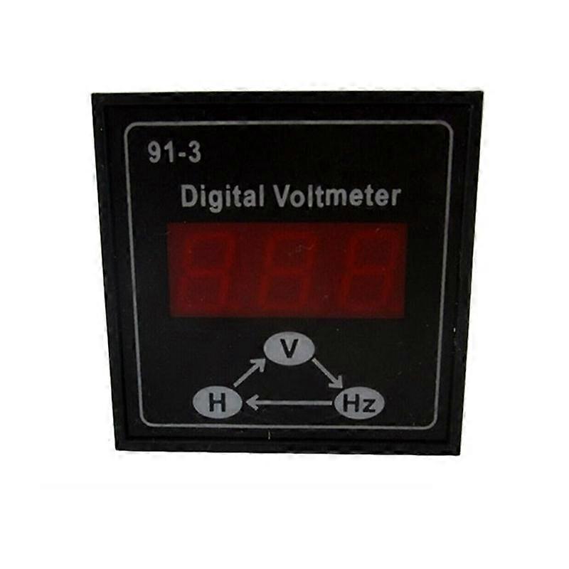 91-3 Digital Voltmeter for Gasoline Generator Accessories 220V 380V Single Phase 3 Phase Voltage Me