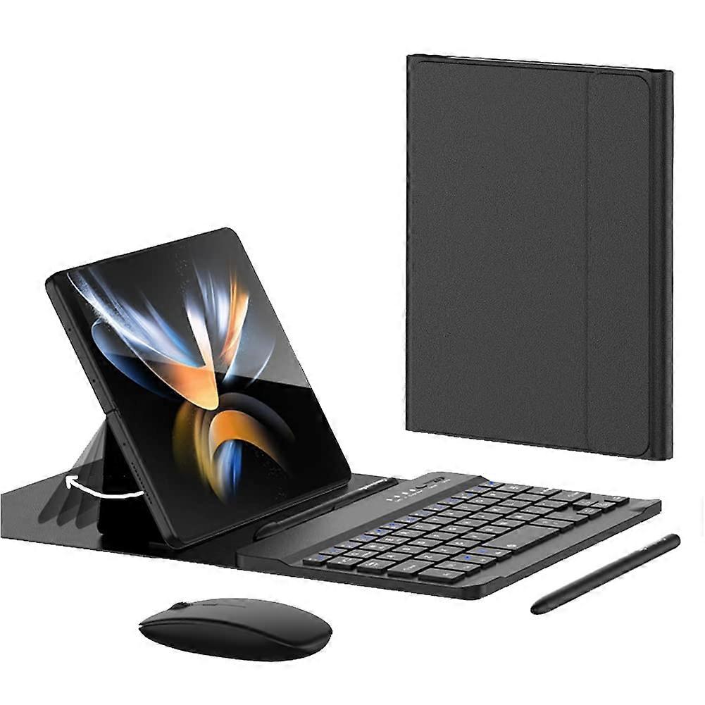 Phone Case Wireless Keyboard Mouse Capacitive Pen For Samsung Galaxy Z Fold 4