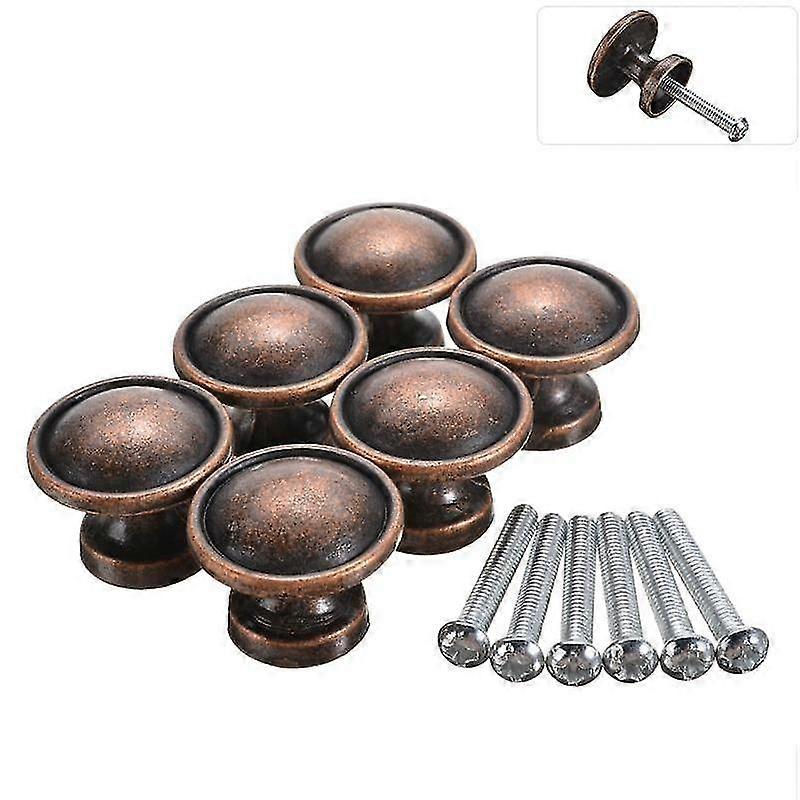 Door Knob - Round Shaped, Copper Cabinet Handles