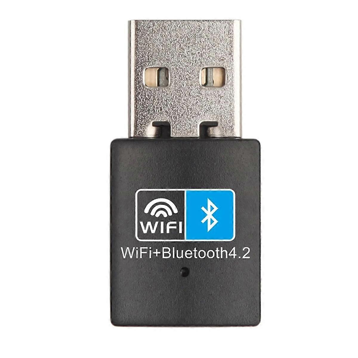 USB wifi Bluetooth-yhteensopiva sovitin V4.2 langaton verkkokortti wifi-antennilähetin PC lan in