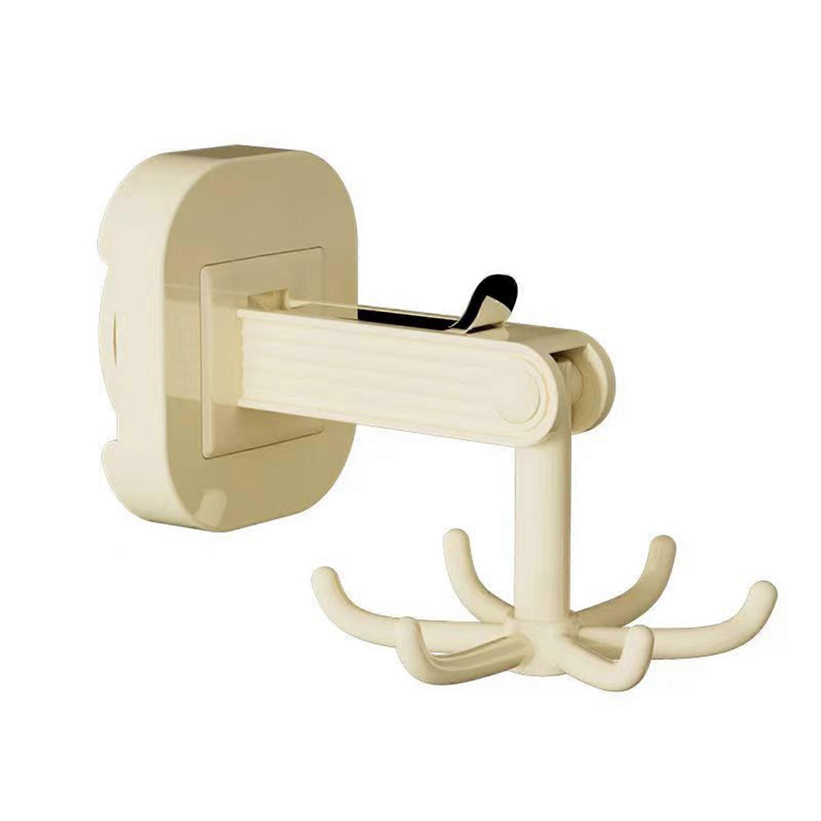 Suction Cup Swivel Hook 360 Rotating Folding Hook Strong Six-Claw Swivel Hook for Home Bathroom Kitchen Towel