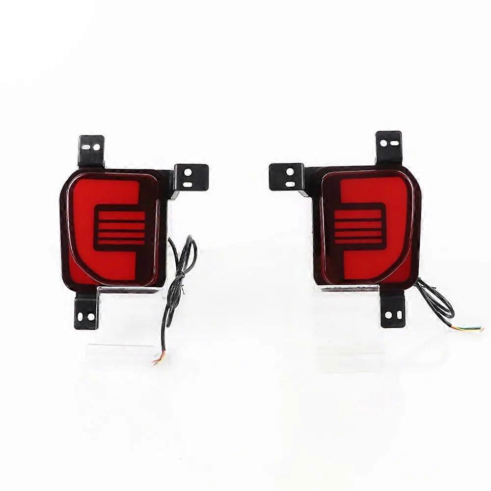 1 Set LED Reflector light For Ford Everest Endeavour 2022 2023 Bumper Light Rear Fog Lamp Brake Light Turn Signal