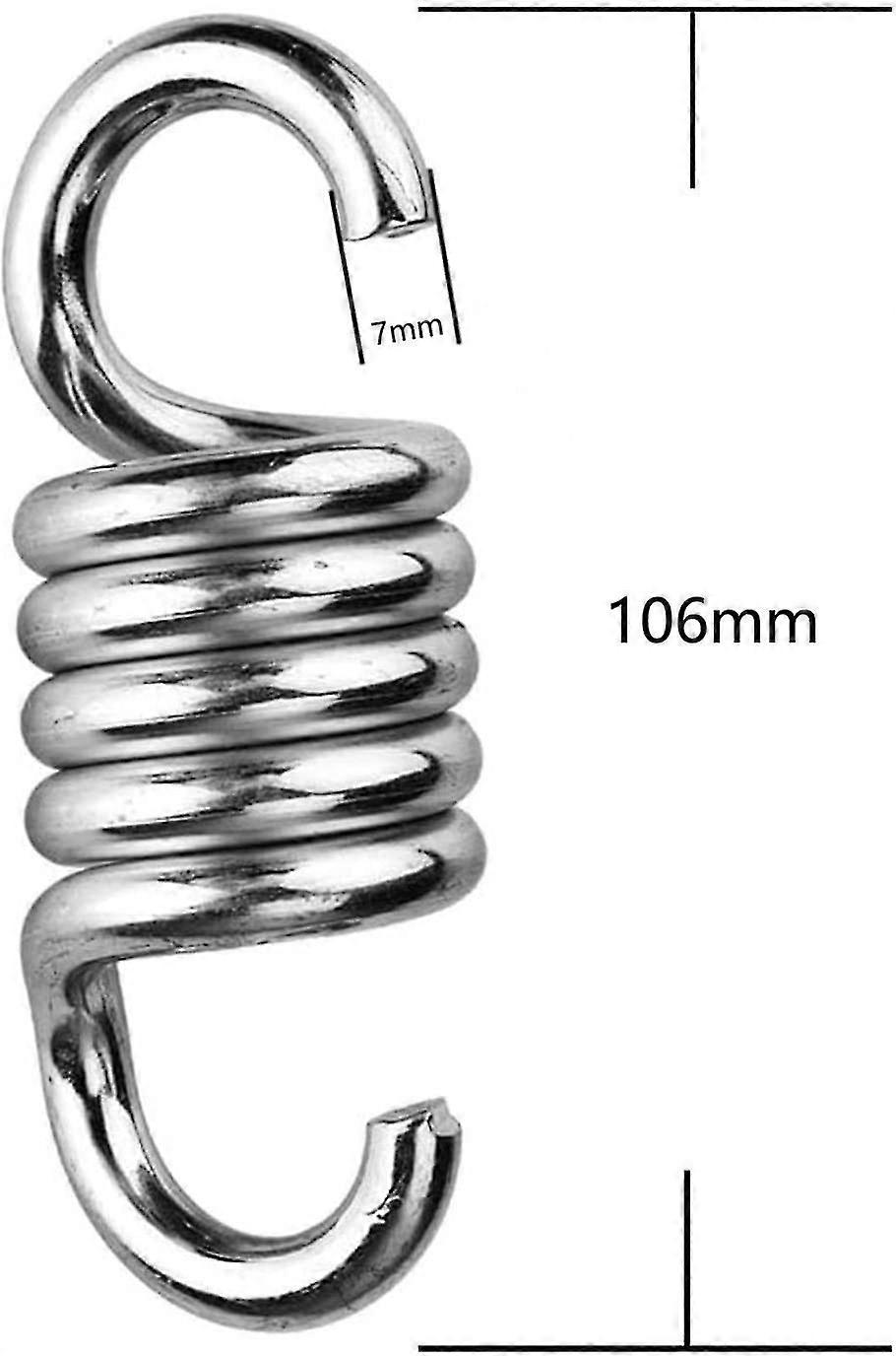 Set Of Galvanized Steel Spring Hooks For Setting Up Garden Swings