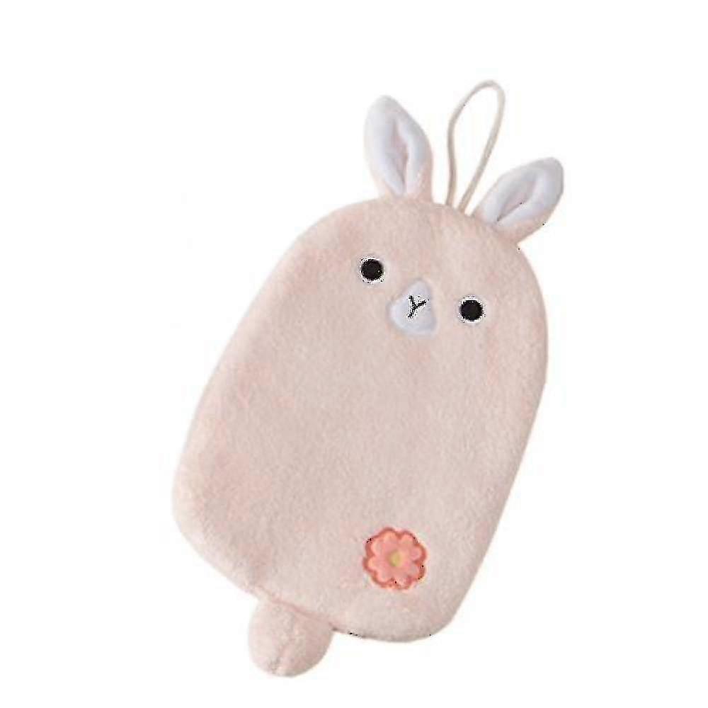 Yaju Cute Rabbit-shaped Hand Towel(3pcs,light Pink