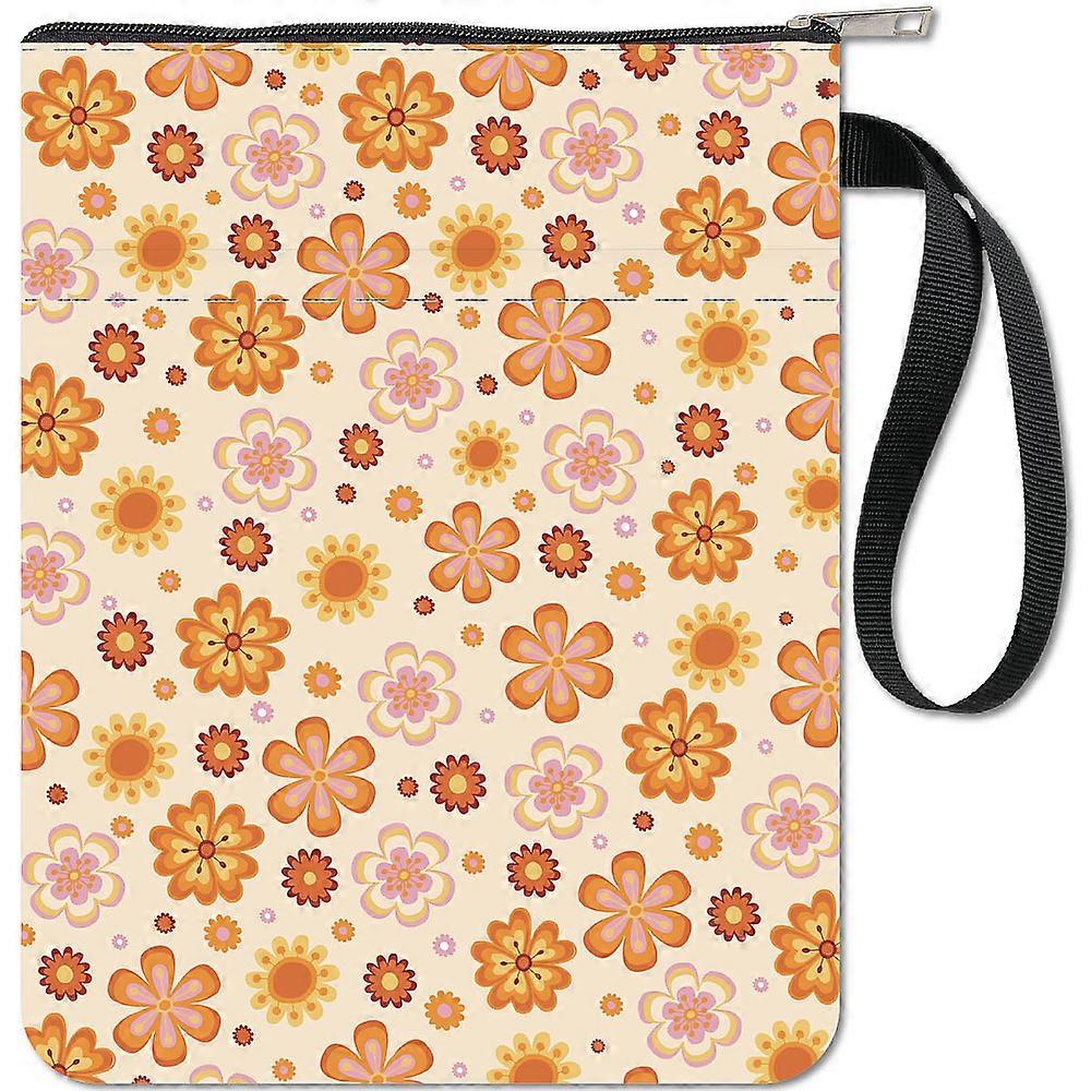 Cloth Book Cover Notebook Wraps Rectangle Flower 280x220mm