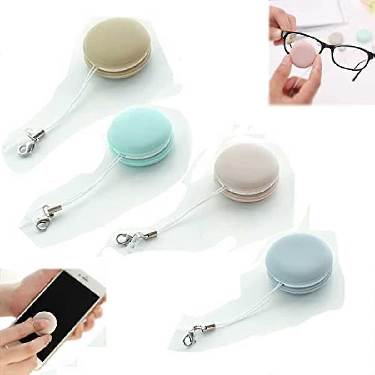 ggd 4pcs Mobile Phone Screen Wipe Macaron Mobile Phone Screen Cleaning Reusable Mobile Phone Screen Glass Cleaner Cleaning Tools for Mobile Computer P