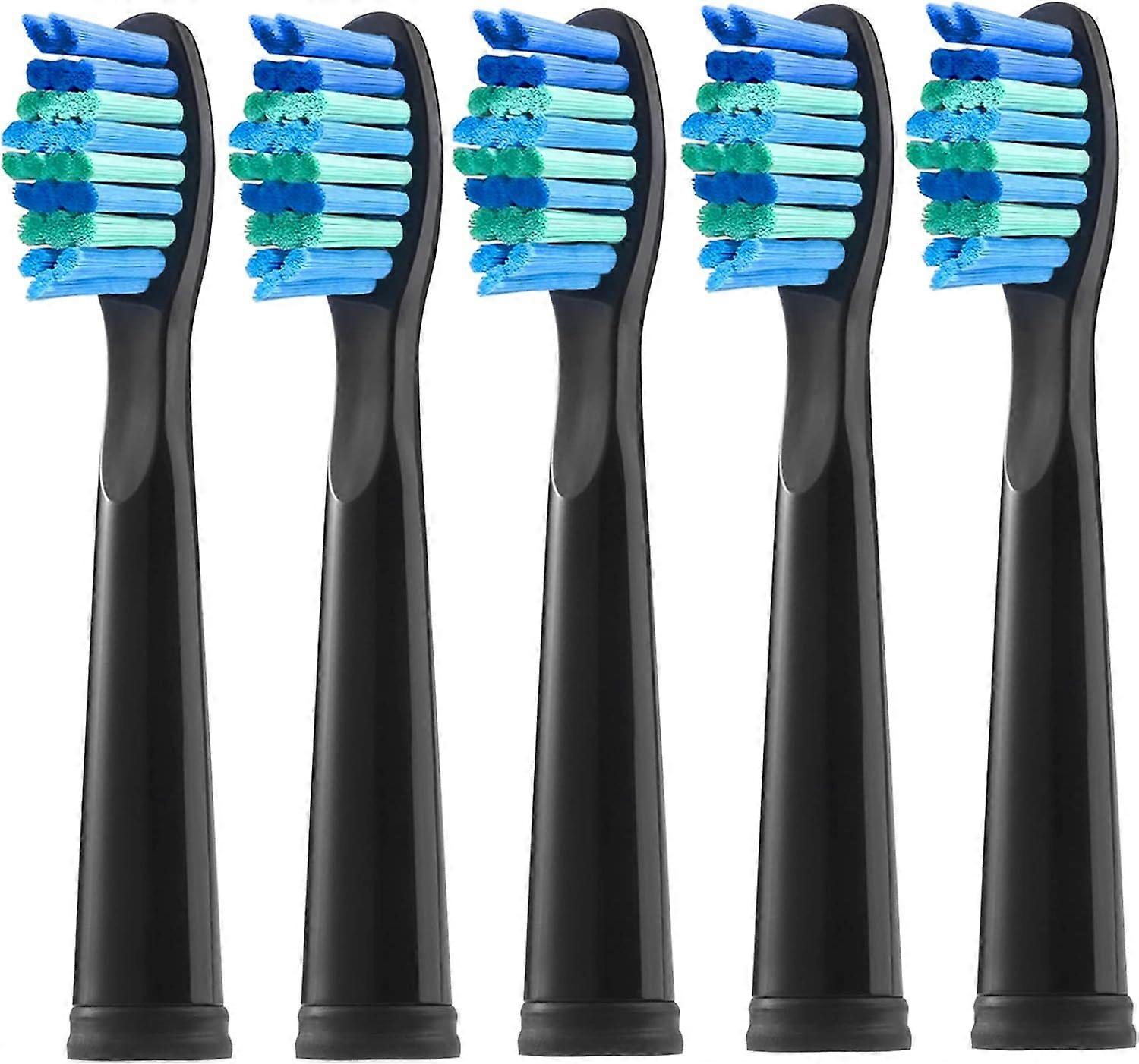 Replacement Brush Heads for Fairywill,5 Pack Brush Head for Fairywill FW-507/508/551/917/959,FW-D1/FW-D3/FW-D7/FW-D8