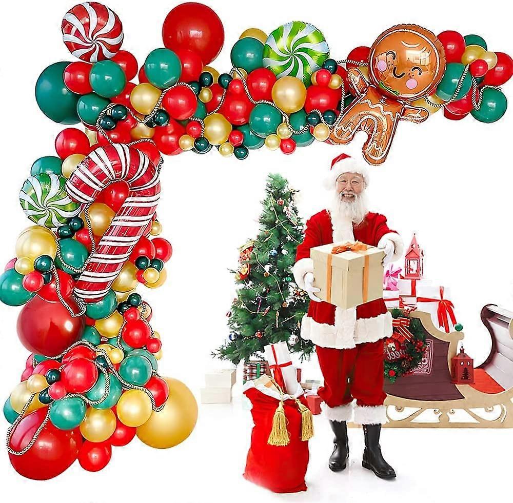 128 Pcs Christmas Balloon Garland Arch kit