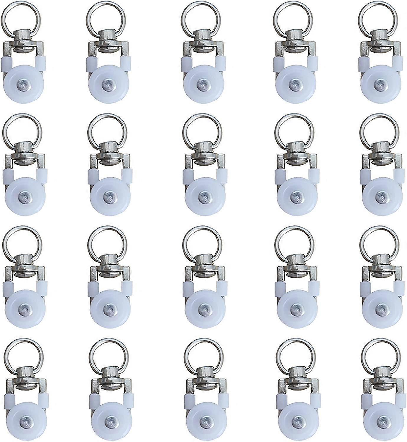 20pcs Curtain Track Rollers