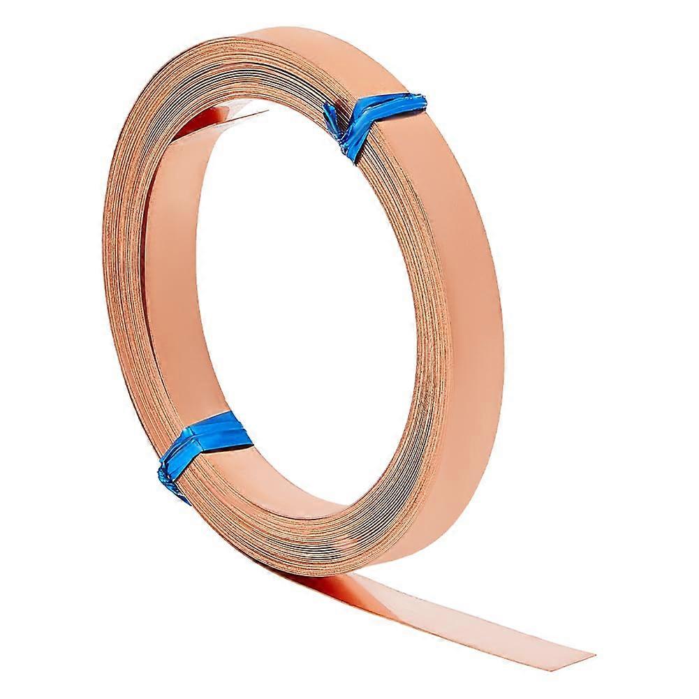 19.69 Ft Flat Pure Copper Wire 8mm Wide Craft Pure Copper Wire 32 Gauge Handmade Craft Wire for DIY Jewellery Crafts Tarnish Resistant Jewellery Wire