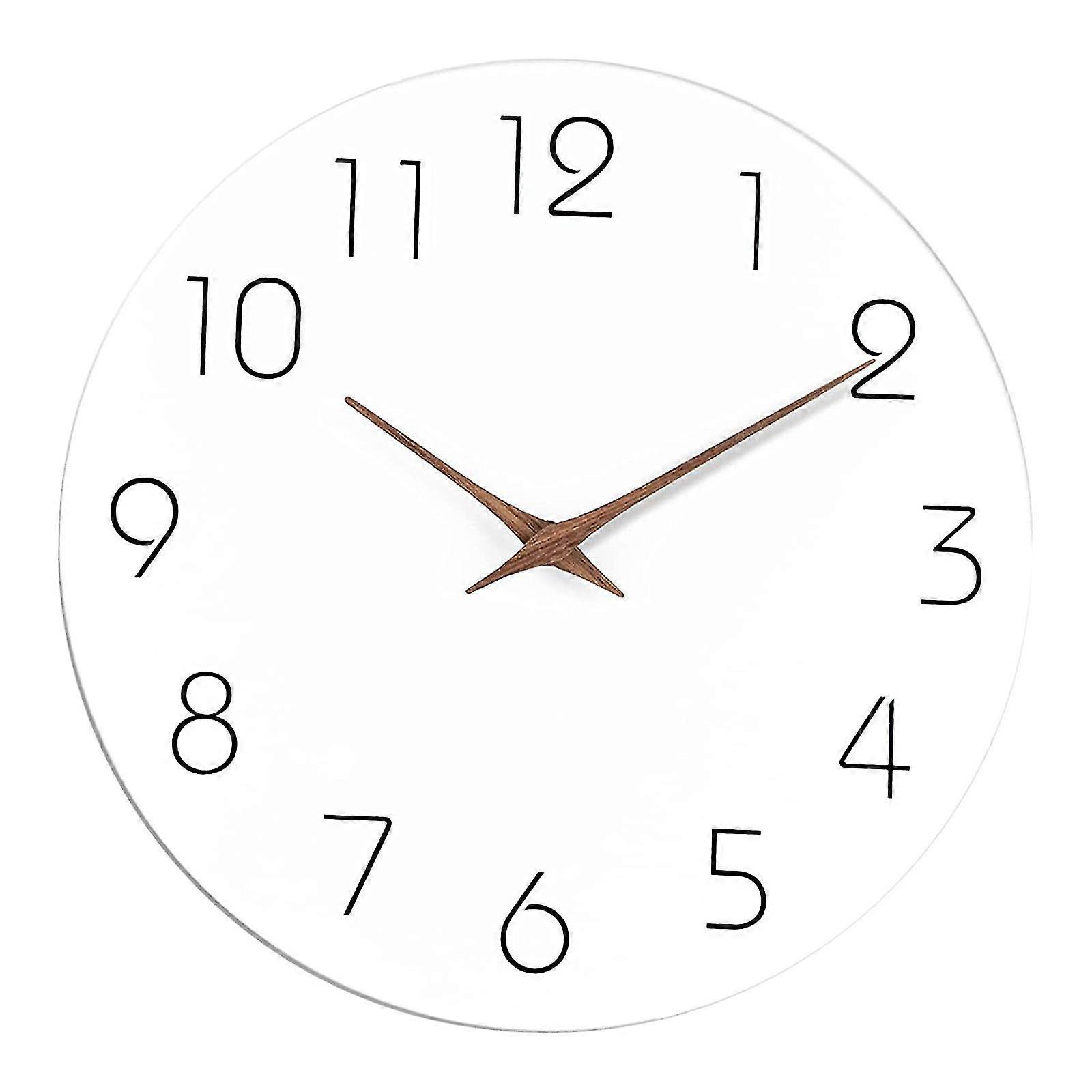 Decorative Wall Clock No Ticking Simple For Kitchen Island Dorm Hallway