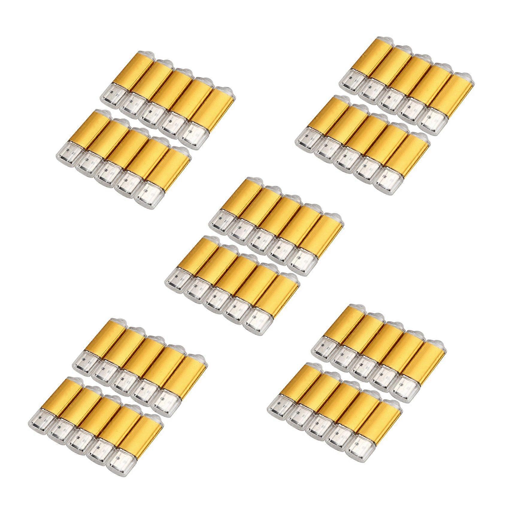 50 x 512MB Memory Stick USB Flash Drive USB Flash Drive USB 2.0 Gold