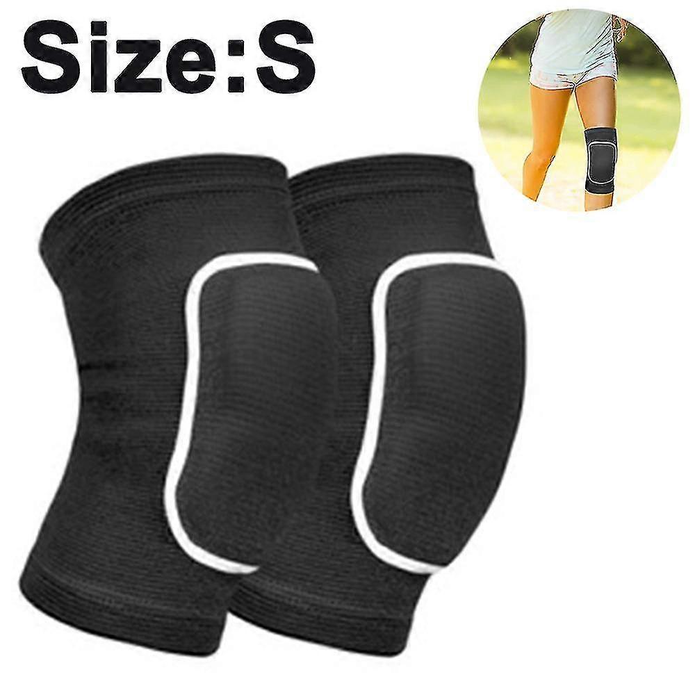 Non-slip Knee Brace Soft Knee Pads Knee Compression Sleeve,black,s